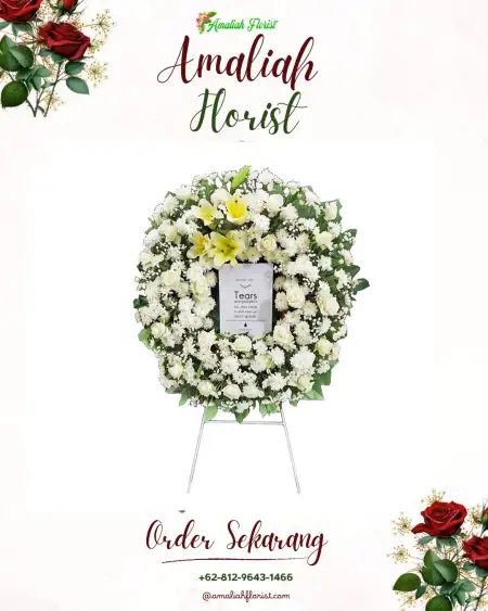 Krans Bunga Duka Kassilampe